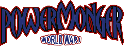 Powermonger logo for Amiga